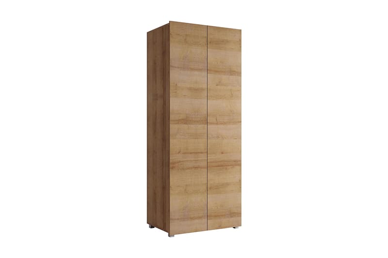 Tessan Garderob 80 cm - Gyllene Ek - Förvaring - Klädförvaring - Garderob & garderobssystem