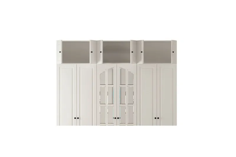 Teynor Garderobsskåp 210x210 cm - Matt Vit - Förvaring - Klädförvaring - Garderob & garderobssystem - Klädskåp & fristående garderob