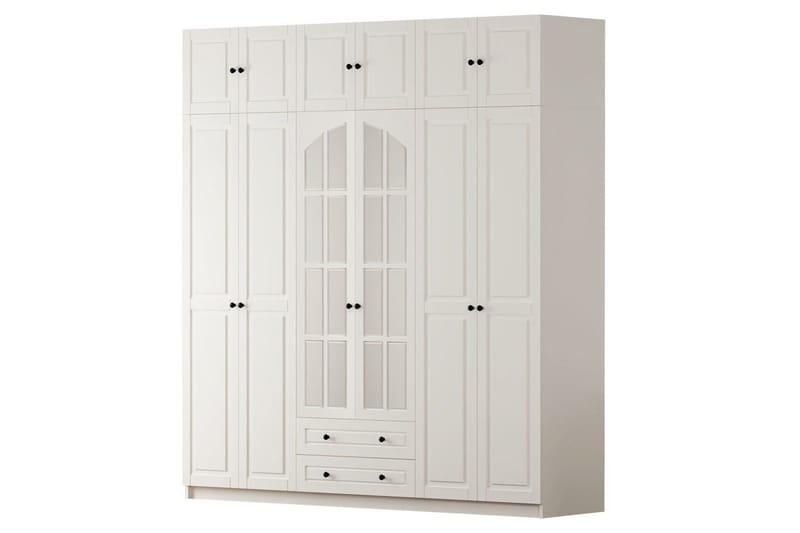 Teynor Garderobsskåp 210x210 cm, Matt Vit