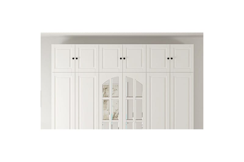 Teynor Garderobsskåp 210x210 cm - Matt Vit - Förvaring - Klädförvaring - Garderob & garderobssystem - Klädskåp & fristående garderob