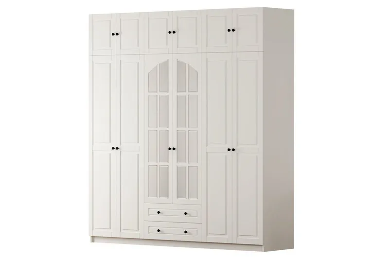 Teynor Garderobsskåp 210x240 cm, Matt Vit