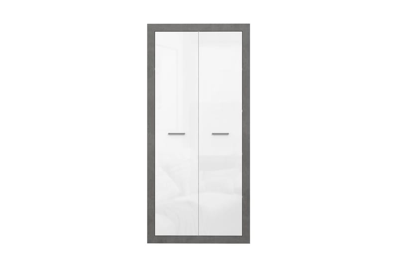 Tolovgrad Garderob 54x92 cm - Grå/Vit - Förvaring - Klädförvaring - Garderob & garderobssystem