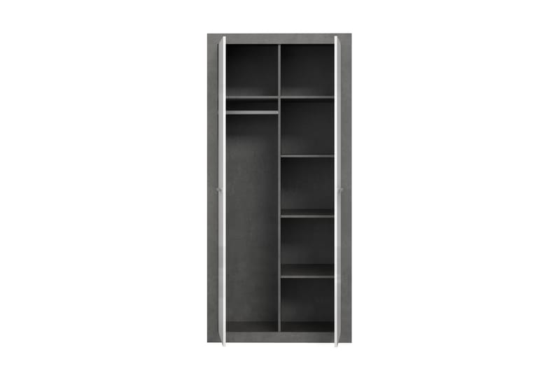 Tolovgrad Garderob 54x92 cm - Grå/Vit - Förvaring - Klädförvaring - Garderob & garderobssystem