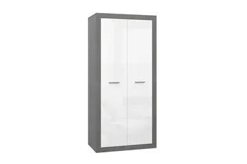 Tolovgrad Garderob 54x92 cm - Grå/Vit - Förvaring - Klädförvaring - Garderob & garderobssystem