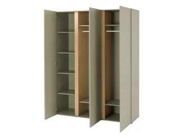 Travic Garderob 145 cm i Trä - Beige - Förvaring - Klädförvaring - Garderob & garderobssystem