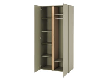 Travic Garderob 90 cm i Trä - Beige - Förvaring - Klädförvaring - Garderob & garderobssystem