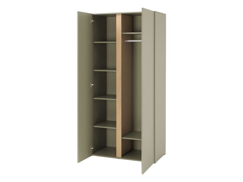 Travic Garderob 90 cm i Trä - Beige - Förvaring - Klädförvaring - Garderob & garderobssystem