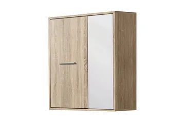 Turino Väggskåp 60x67 cm - Vit - Hus & renovering - Kök & bad - Badrum - Badrumsmöbler & badrumsinredning - Spegelskåp badrum