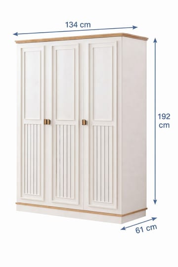 Ulmar Garderob 134 cm - Förvaring - Klädförvaring - Garderob & garderobssystem - Klädskåp & fristående garderob