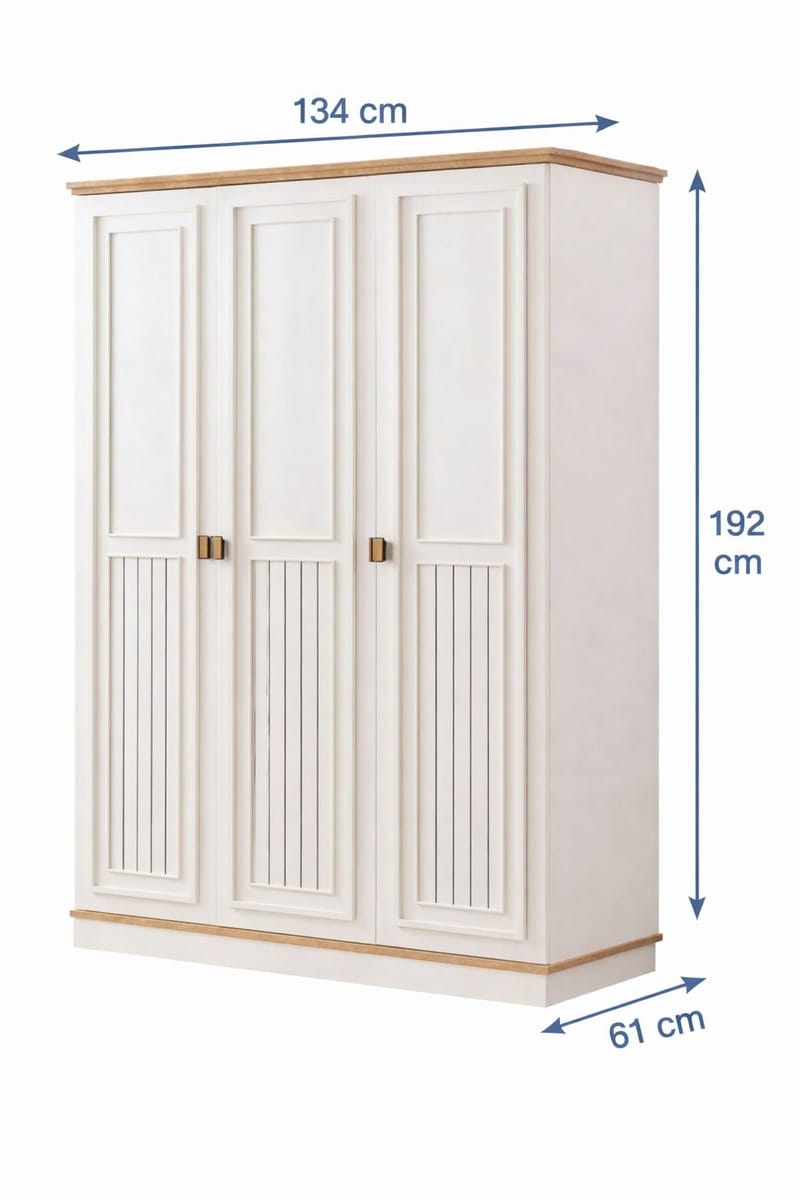 Ulmar Garderob 134 cm - Förvaring - Klädförvaring - Garderob & garderobssystem - Klädskåp & fristående garderob