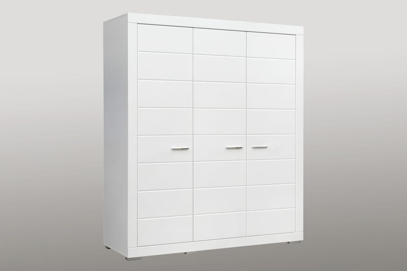 Uzayr Garderob 166x198 cm - Vit - Förvaring - Klädförvaring - Garderob & garderobssystem