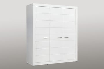 Uzayr Garderob 166x198 cm - Vit - Förvaring - Klädförvaring - Garderob & garderobssystem