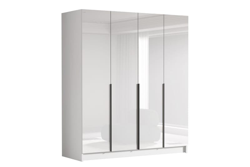 Vadstena Garderob 200x215 cm - Vit - Förvaring - Klädförvaring - Garderob & garderobssystem