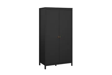Vallvidera Garderob 102,3x199 cm - Svart - Förvaring - Klädförvaring - Garderob & garderobssystem
