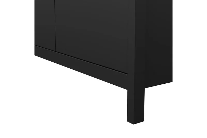 Vallvidera Garderob 102,3x199 cm - Svart - Förvaring - Klädförvaring - Garderob & garderobssystem