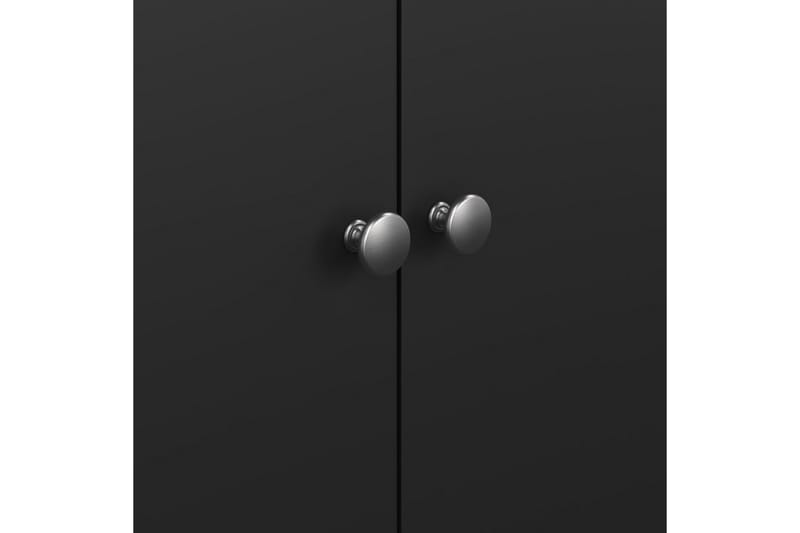 Vallvidera Garderob 102,3x199 cm - Svart - Förvaring - Klädförvaring - Garderob & garderobssystem