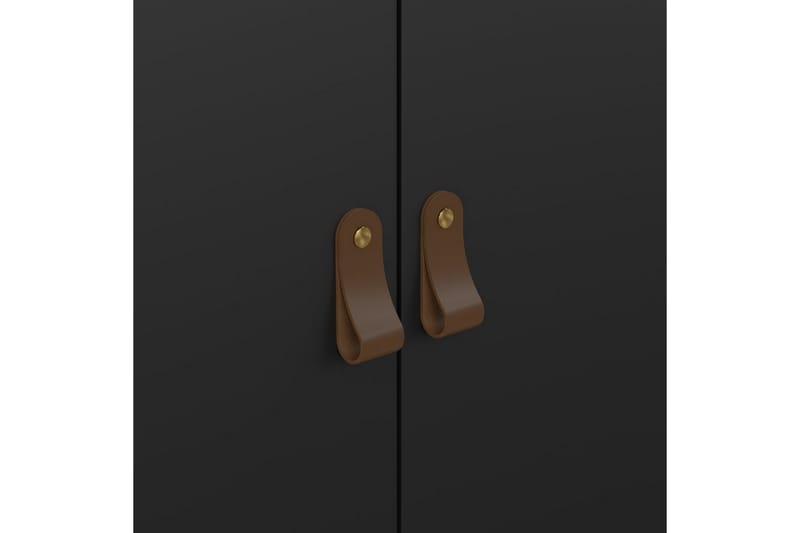 Vallvidera Garderob 102,3x199 cm - Svart - Förvaring - Klädförvaring - Garderob & garderobssystem