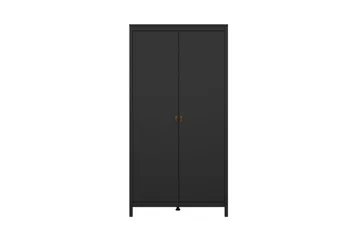 Vallvidera Garderob 102,3x199 cm - Svart - Förvaring - Klädförvaring - Garderob & garderobssystem