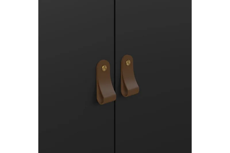 Vallvidera Garderob 102,3x199 cm - Svart - Förvaring - Klädförvaring - Garderob & garderobssystem