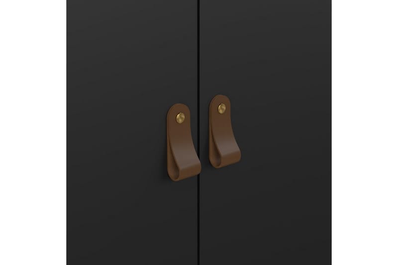 Vallvidera Garderob 102,3x199 cm - Svart - Förvaring - Klädförvaring - Garderob & garderobssystem