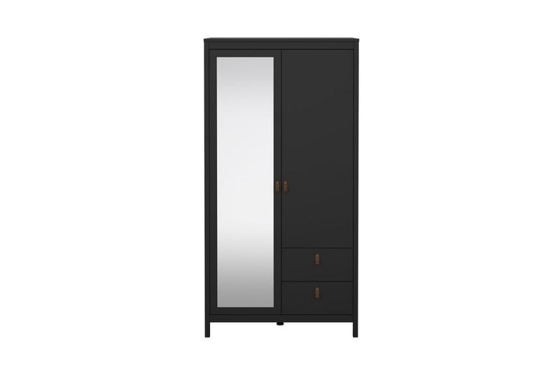 Vallvidera Garderob 102x199 cm - Svart - Förvaring - Klädförvaring - Garderob & garderobssystem