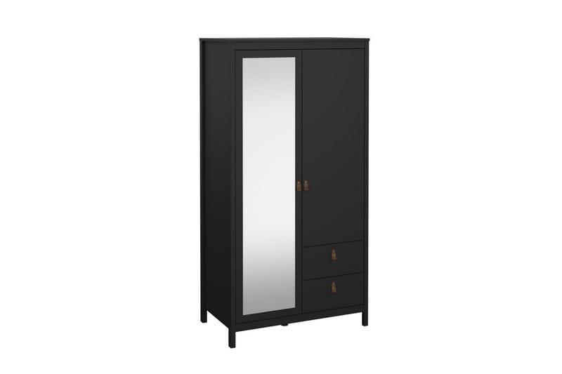 Vallvidera Garderob 102x199 cm - Svart - Förvaring - Klädförvaring - Garderob & garderobssystem