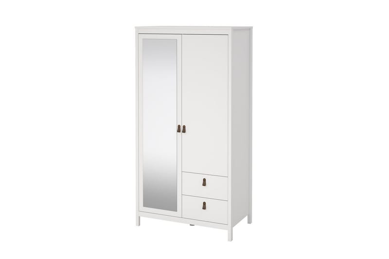 Vallvidera Garderob 102x199 cm - Vit - Förvaring - Klädförvaring - Garderob & garderobssystem