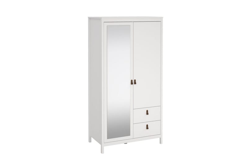 Vallvidera Garderob 102x199 cm - Vit - Förvaring - Klädförvaring - Garderob & garderobssystem