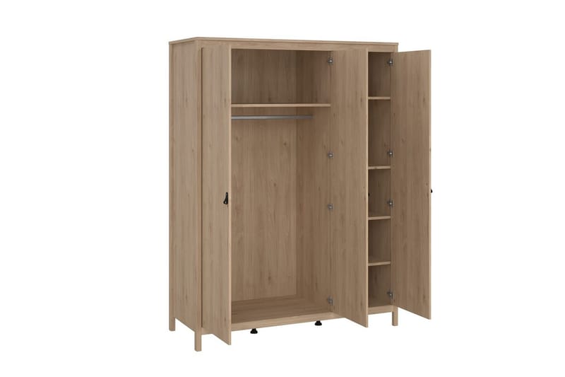 Vallvidera Garderob 150x199 cm - Natur - Förvaring - Klädförvaring - Garderob & garderobssystem
