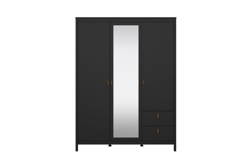 Vallvidera Garderob 150x199 cm - Svart - Förvaring - Klädförvaring - Garderob & garderobssystem