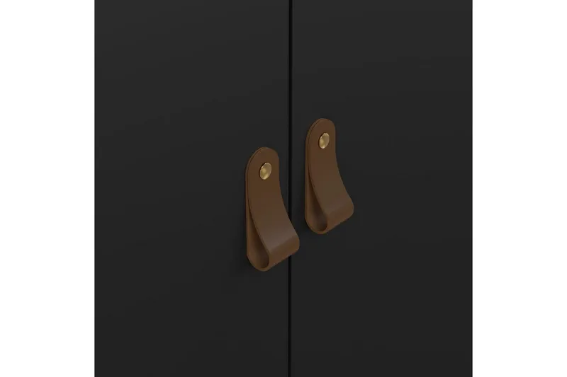 Vallvidera Garderob 150x199 cm - Svart - Förvaring - Klädförvaring - Garderob & garderobssystem