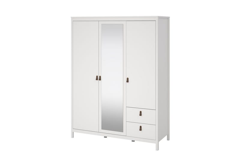 Vallvidera Garderob 150x199 cm - Vit - Förvaring - Klädförvaring - Garderob & garderobssystem