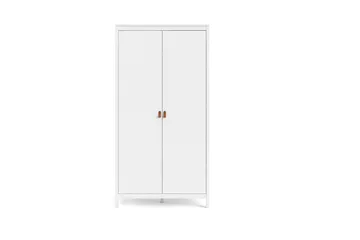 Vallvidera Garderob 58x102 cm - Vit/Natur - Förvaring - Klädförvaring - Garderob & garderobssystem