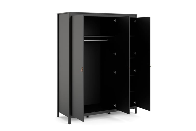 Vallvidera Garderob 58x150 cm - Svart - Förvaring - Klädförvaring - Garderob & garderobssystem