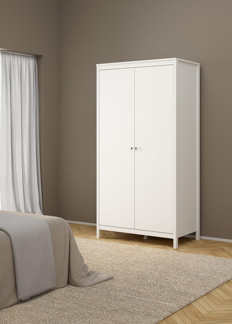 Vallvidera Garderob med 2 dörrar 102x199 cm - Förvaring - Klädförvaring - Garderob & garderobssystem - Klädskåp & fristående garderob