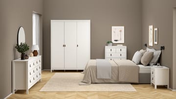 Vallvidera Garderob med 3 dörrar 150x199 cm - Förvaring - Klädförvaring - Garderob & garderobssystem - Klädskåp & fristående garderob