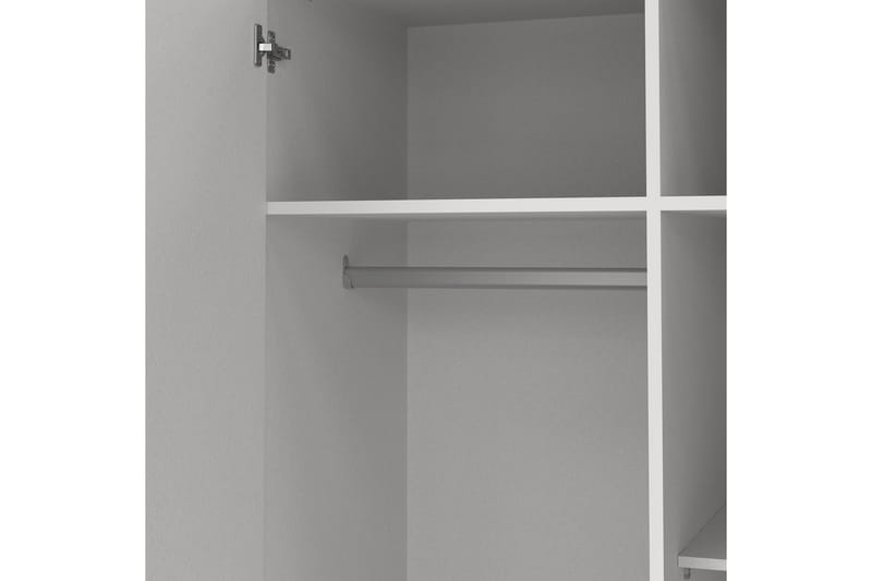 Vandana Garderob 99x200 cm - Vit - Förvaring - Klädförvaring - Garderob & garderobssystem