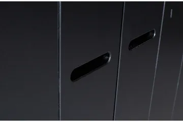 Varius Garderob 140x53 cm 3 Dörrer - Furu/Svart - Förvaring - Klädförvaring - Garderob & garderobssystem