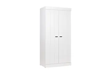 Varius Garderob 94 cm 2 Dörrar - Vit Tall - Förvaring - Klädförvaring - Garderob & garderobssystem