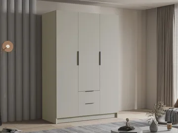Varros Garderob 150x216 cm - Beige - Förvaring - Klädförvaring - Garderob & garderobssystem