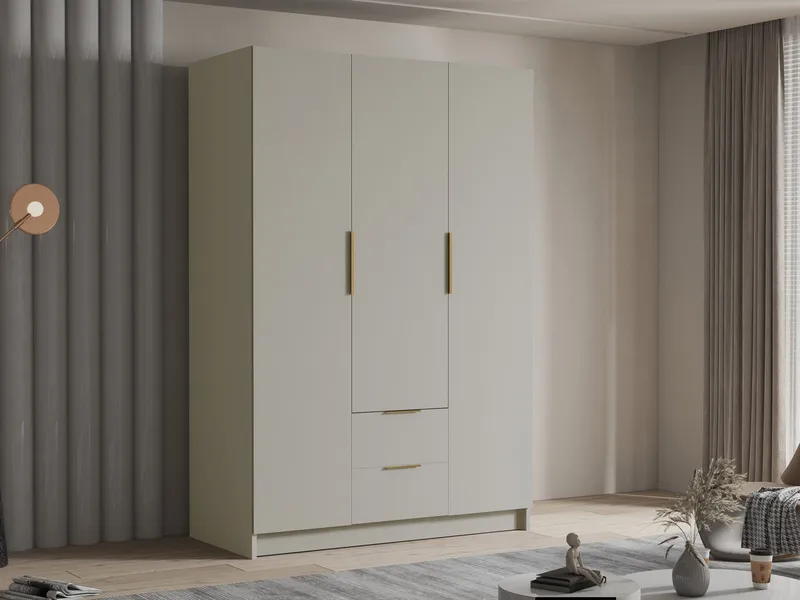 Varros Garderob 150x216 cm - Beige - Förvaring - Klädförvaring - Garderob & garderobssystem