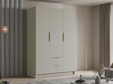 Varros Garderob 150x216 cm - Beige - Förvaring - Klädförvaring - Garderob & garderobssystem