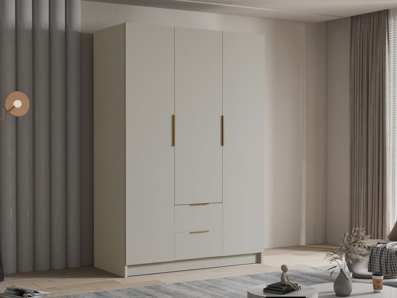 Varros Garderob 150x216 cm - Beige - Förvaring - Klädförvaring - Garderob & garderobssystem