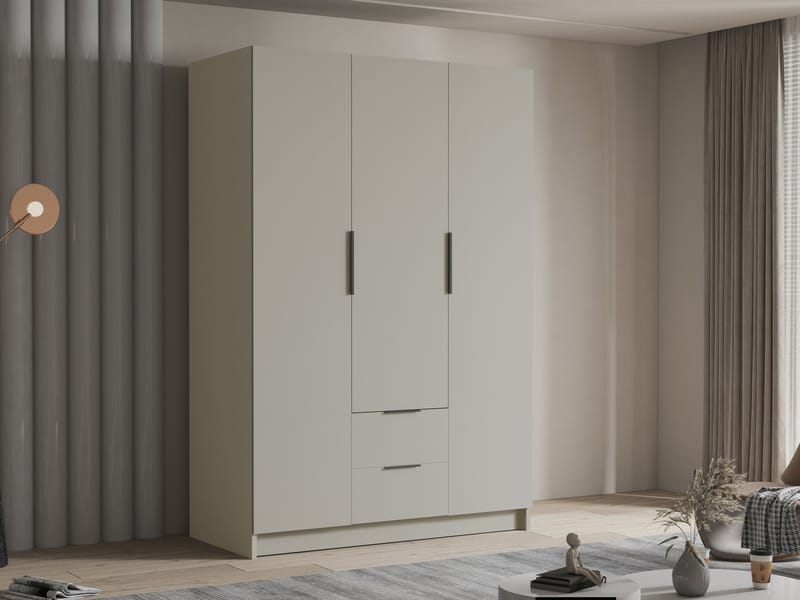 Varros Garderob 150x216 cm - Beige - Förvaring - Klädförvaring - Garderob & garderobssystem