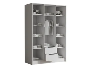 Varros garderob 150x216 cm - Vit/Guld - Förvaring - Klädförvaring - Garderob & garderobssystem - Klädskåp & fristående garderob