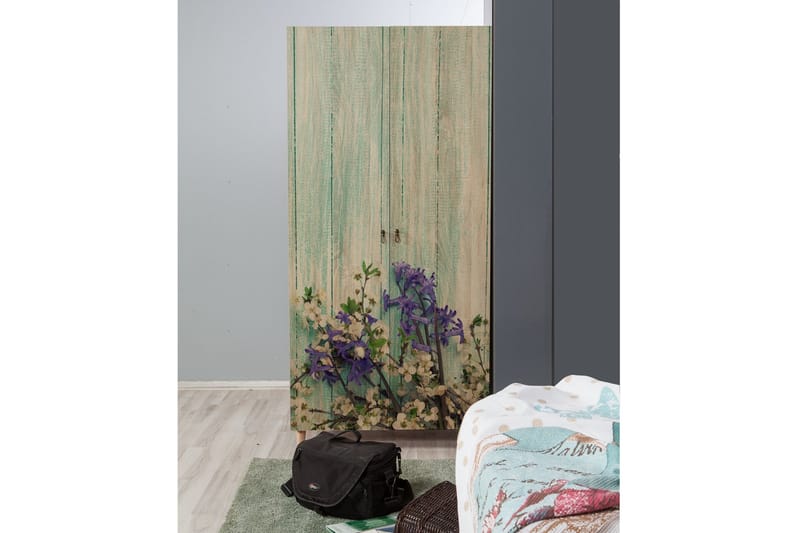 Vellavie Garderob Körsbärsblom - Grön - Förvaring - Klädförvaring - Garderob & garderobssystem