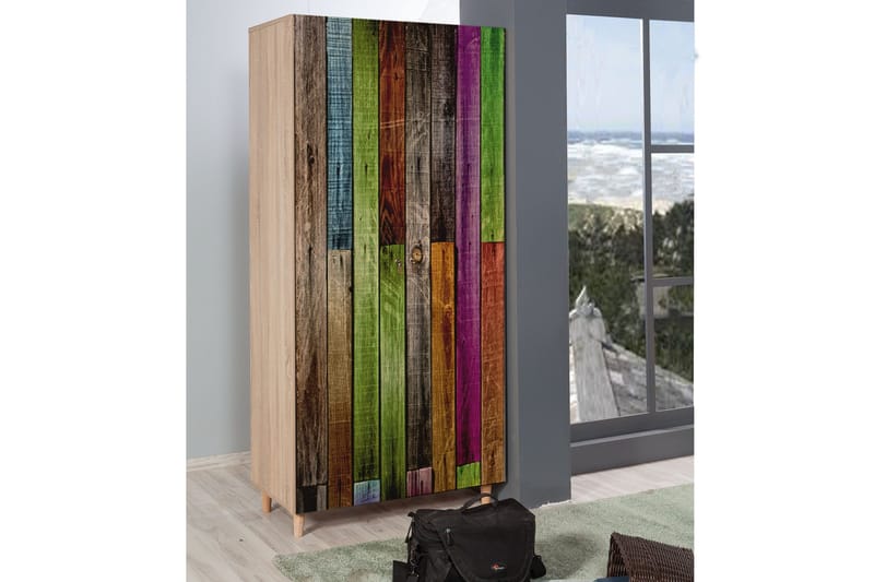 Vellavie Garderob Regnbågspanel - Flerfärgad - Förvaring - Klädförvaring - Garderob & garderobssystem