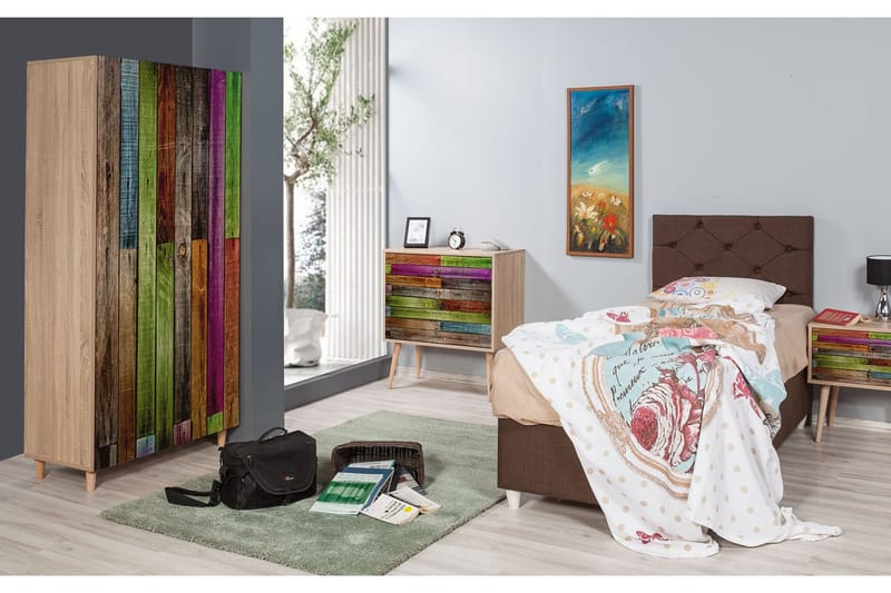 Vellavie Garderob Regnbågspanel - Flerfärgad - Förvaring - Klädförvaring - Garderob & garderobssystem