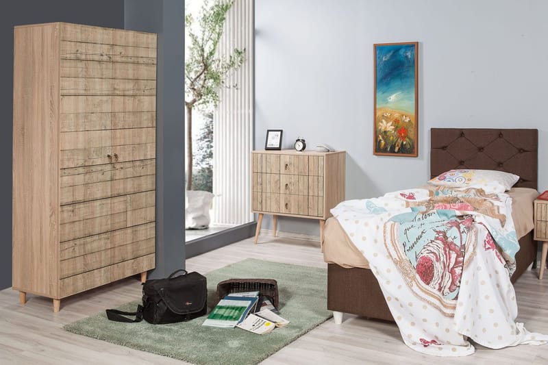 Vellavie Garderob Panel - Brun - Förvaring - Klädförvaring - Garderob & garderobssystem