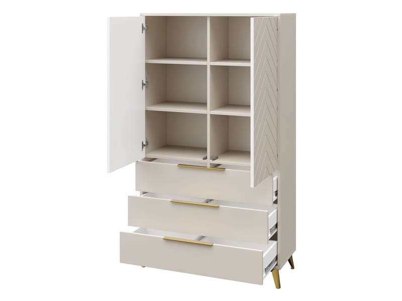 Vemdalen Garderob 104x180 cm - brun - Förvaring - Klädförvaring - Garderob & garderobssystem - Klädskåp & fristående garderob